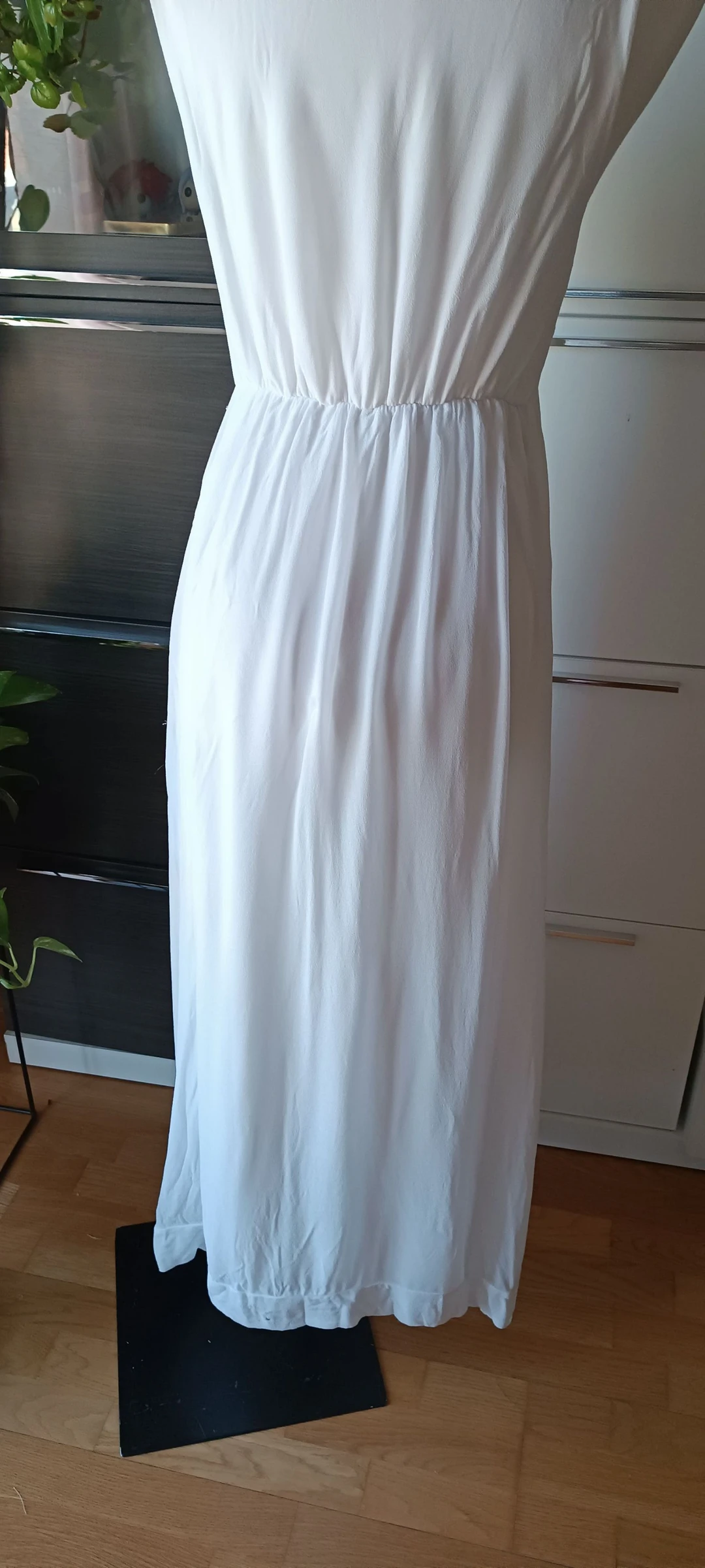 Boème lange witte jurk een maat – photo 9
